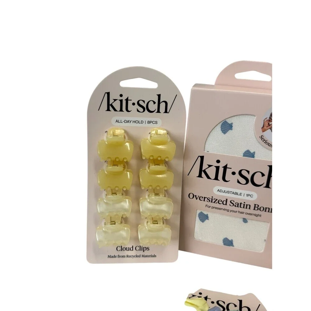 Lot of 21 Kitsch Hair Care Products Clips Satin pillowcase & More  All New NWT